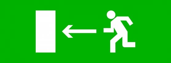 Фотография товара 'EKF pkal-01-03 Пиктограмма "Направление налево" 320х120мм'