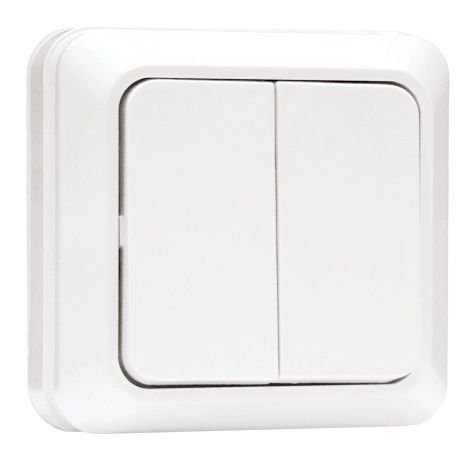 Фотография товара 'EKF Выключатель 2-клавишный 10А ENV10-023-10'