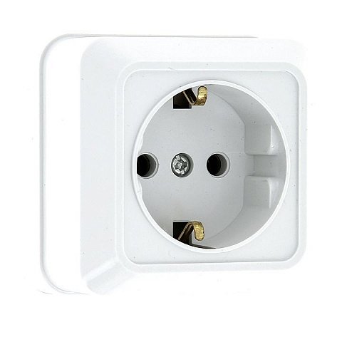 Фотография товара 'EKF Розетка 1-местная 16А с заземлением ENR16-028-10C'