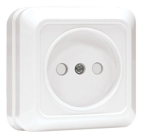 Фотография товара 'EKF Розетка 1-местная, 10А, без заземления, с защитной шторкой PROxima ENR10-022-100'
