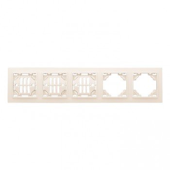 Фотография товара 'EKF Рамка 5-местная горизонтальная ERM-G-305-20'