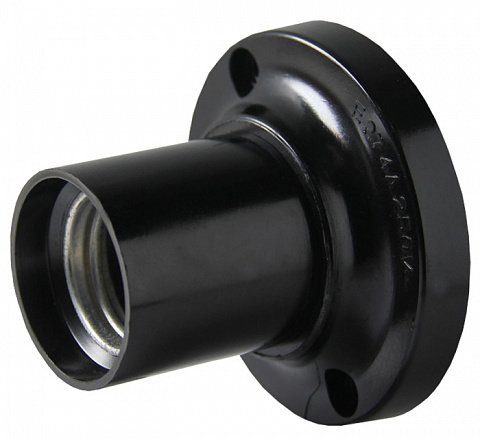 Фотография товара 'EKF Патрон карболитовый потолочный прямой без наклейки PROxima LHC-E27-sc'