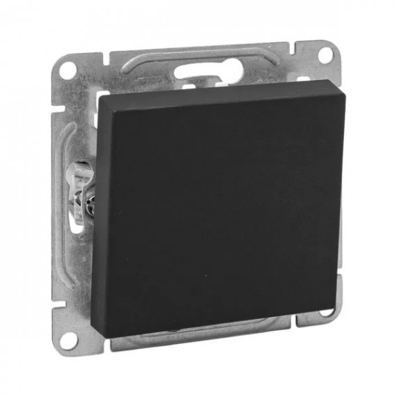 Фотография товара 'EKF UP1-SWB-13 Механизм выключателя, одноклавишный, кнопочный, чёрный Эпика'
