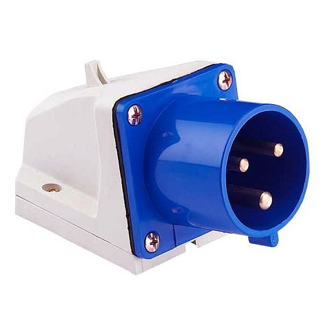 Фотография товара 'EKF Вилка стационарная 523 2Р+РЕ 32А 220В IP44 PROxima ps-523-32-220'