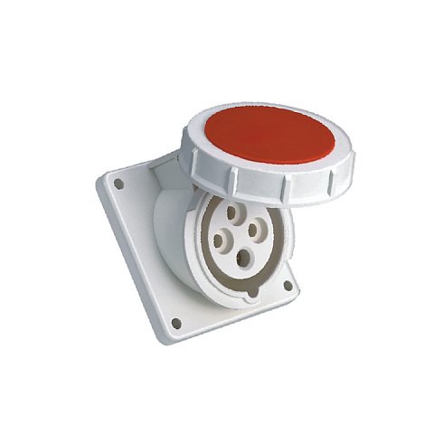 Фотография товара 'EKF Розетка стационарная внутренняя угловая 4342 3Р+РЕ 63А 380В IP67 PROxima ps-4342-63-380'