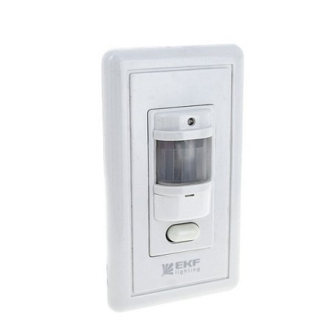 Фотография товара 'EKF ИК датчик движения встраиваемый 1200Вт 180гр. до 9м IP20 PROxima dd-ms-21B'