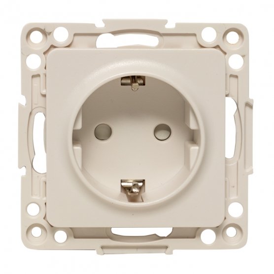 Фотография товара 'EKF EYR16-028-20 Стокгольм Механизм Розетки 1-местной с/з 16А'