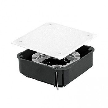 Фотография товара 'EKF Коробка распаячная для полых стен с лапками, клеммником и крышкой (116х116х45) PROxima plc-kmp-020-024'