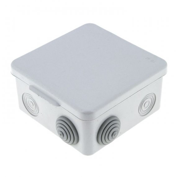 Фотография товара 'EKF Коробка распаячная КМР с крышкой (103х103х55), 8 мембранных вводов IP54 PROxima plc-kmr-030-014'