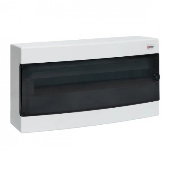 Фотография товара 'EKF ux-1x24-n Щит распределительный навесной "Unix" прозрачная дверь 1x24 модулей IP41'