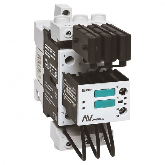 Фотография товара 'EKF ctrk-s-44-30-230-av Контактор для конденсатора КМЭК 30 кВАр 230В'