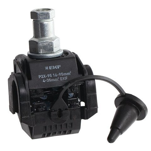 Фотография товара 'EKF Зажим прокалывающий ответвительный P2X-95 16-95мм&#178; 4-35мм&#178; PROxima p-2x-95'