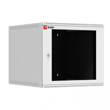 Фотография товара 'EKF Шкаф телекоммуникационный настенный 9U (600х650) дверь стекло, Astra A серия Basic ITB9G650'