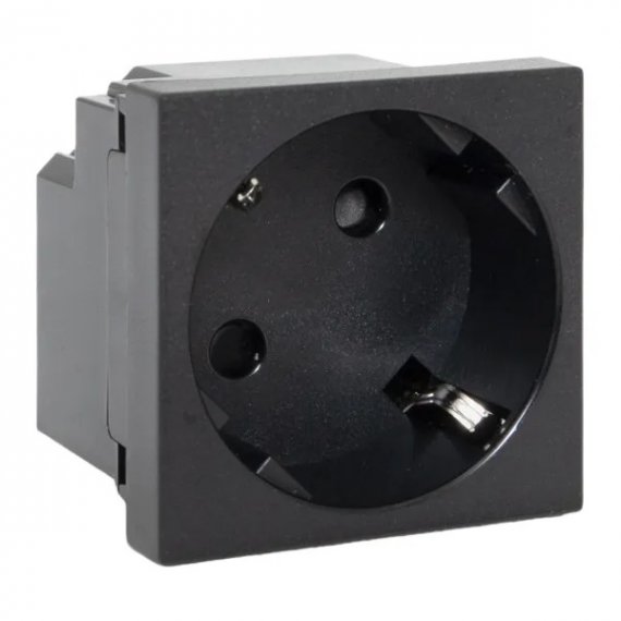 Фотография товара 'EKF E2MR16-028-30-45-SL Розетка 45x45 с зазем. 45 градусов'