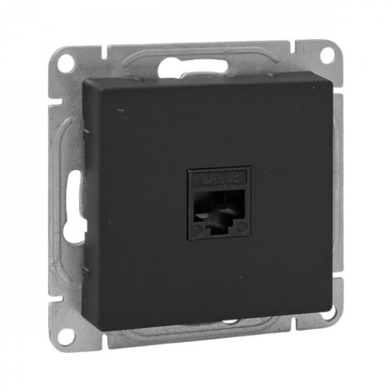 Фотография товара 'EKF UP1-SOB-RJ11 Механизм розетки RJ11, чёрный Эпика'