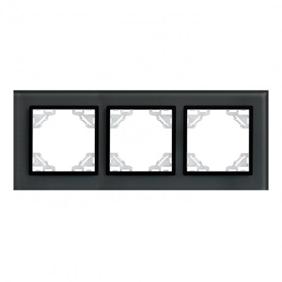 Фотография товара 'EKF ERM-G-403-70 Минск Рамка 3-местная стеклянная'