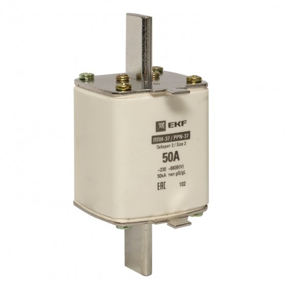Фотография товара 'EKF fus-37/400/50 Плавкая вставка ППН-37 400/50А габарит 2'