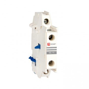 Фотография товара 'EKF Контакт боковой дополнительный КБ-11 1NO+1NC для КМЭ ctr-kb-11'