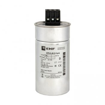 Фотография товара 'EKF Конденсатор косинусный КПС-0,4-5-3 kps-0,4-5-3-pro'