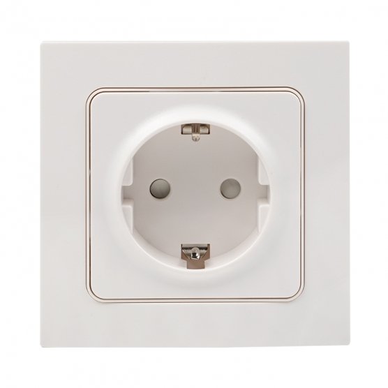 Фотография товара 'EKF EXR16-028-10 Стокгольм Розетка 1-местная с/з 16А PROxima'