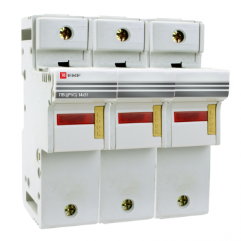 Фотография товара 'EKF Предохранитель-разъединитель для ПВЦ 14x51 3P (с индикацией) pr-14-51-3'