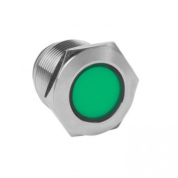 Фотография товара 'EKF Лампа зеленая сигнальная S-Pro67 19 мм 24В s-pro67-322'