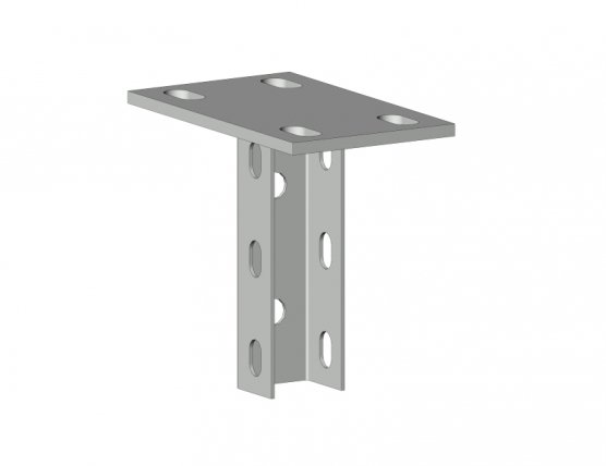 Фотография товара 'EKF kp2115 Кронштейн потолочный двойной 115 мм HDZ (2.5 мм)'