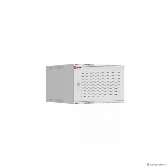 Фотография товара 'EKF Шкаф телекоммуникационный настенный разборный 6U (600х350) дверь перфорированная, Astra серия EKF PROxima ITB6P350D'