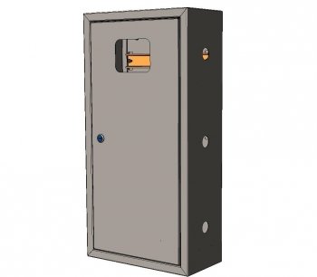 Фотография товара 'EKF ЯУР с двумя DIN-рейками (400х300х150) EKF Basic uerm-din-400'