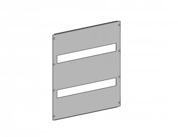 Фотография товара 'EKF Комплект пластронов (3шт.) высотой 500мм под 2 уровня мод. авт. для ВРУ Unit шириной 450мм mb-15-mp-5045'