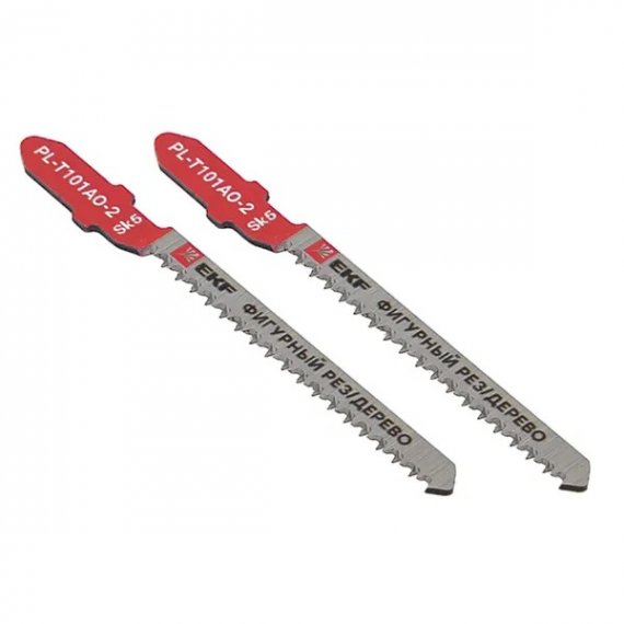 Фотография товара 'EKF pl-t101ao-2 Пилки для электролобзика T101AO (фигурный рез по дереву)'