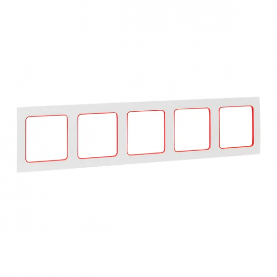 Фотография товара 'EKF EYM-G-306-10 Стокгольм Рамка 5-местная белая'