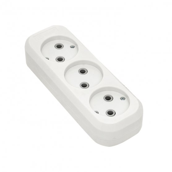 Фотография товара 'EKF AKB10-3 Колодка 3 гн. 10А 2,2кВт б/з Эксперт PROxima'