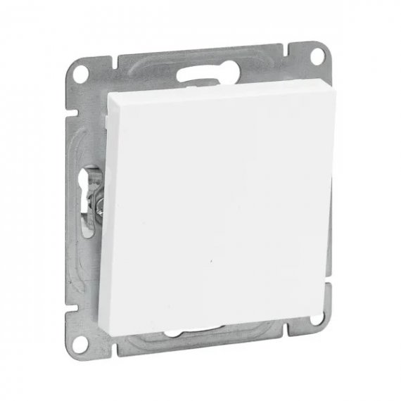 Фотография товара 'EKF UP1-SWW-13 Механизм выключателя, одноклавишный, кнопочный, белый Эпика'