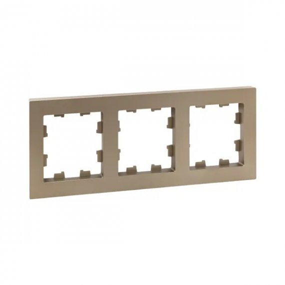 Фотография товара 'EKF UP1-FPC-03 3 - местная рамка, шампань, пластик Эпика'