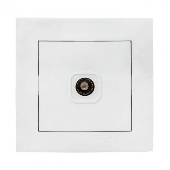 Фотография товара 'EKF EWA00-127-10 Валенсия розетка телевизионная 1-местная проходная 14дБ-240МГц'