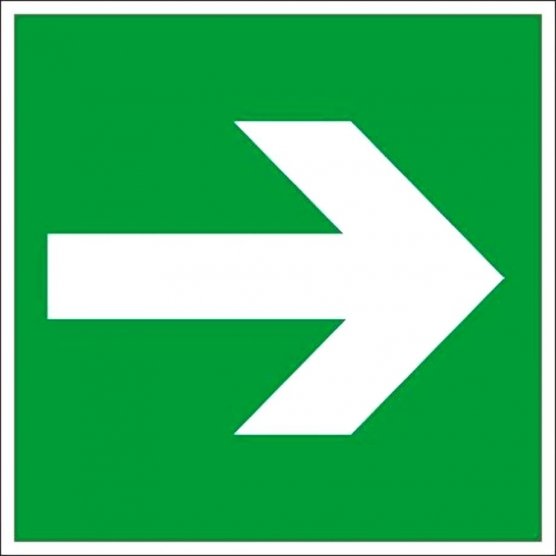 Фотография товара 'EKF an-5-08 Знак "Направляющая стрелка" 200х200мм PROxima'