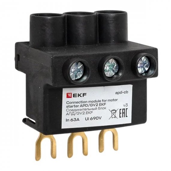 Фотография товара 'EKF apd-cb Соединительный блок АПД/GV2'