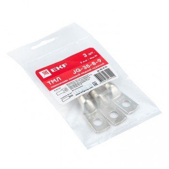 Фотография товара 'EKF Наконечник силовой медный луженый JG-35-8-9 (ТМЛ) jg-35-8-9r'