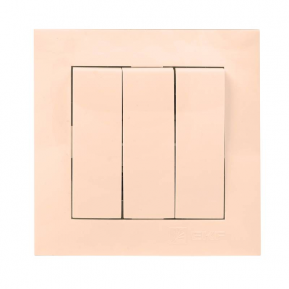 Фотография товара 'EKF EWV10-024-20 Валенсия выключатель 3-кл. 10А'