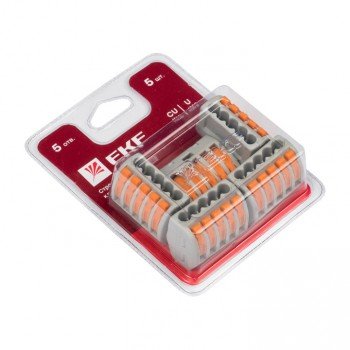 Фотография товара 'EKF Клемма СМК 222-415 блистер plc-smk-415b'