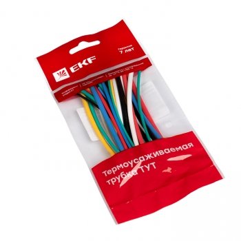 Фотография товара 'EKF Набор ТУТ нг: 6 цветов по 5шт. Разного диаметра tut-n-2-r'