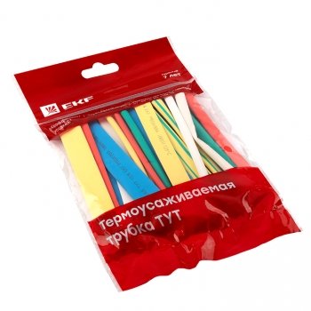 Фотография товара 'EKF Набор ТУТ нг: 7 цветов по 5шт. Разного диаметра tut-n-4-r'