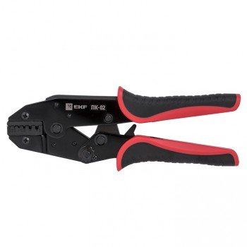 Фотография товара 'EKF Пресс-клещи ПК-02 ( 0.25-6.0 мм2 НШвИ НШв) pk-02-exp'