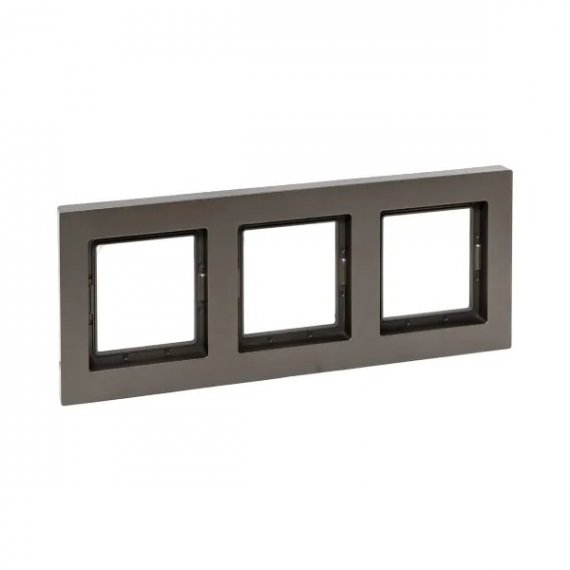 Фотография товара 'EKF UP1-FPM-03-44 3 - местная рамка, IP44, мокко, пластик Эпика'