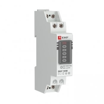 Фотография товара 'EKF Счетчик электрической энергии модульный SKAT 101М/1 - 5(40) Ш Р M 10105M'