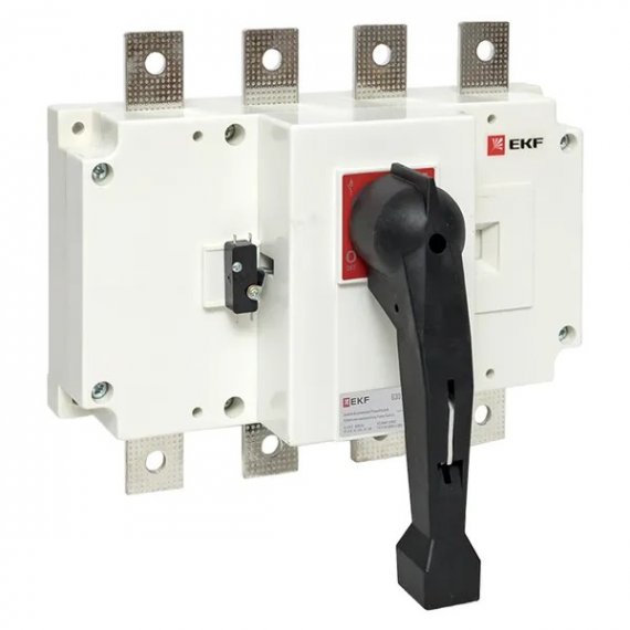 Фотография товара 'EKF psds-630-4 Рубильник-выключатель 630A 4P c рукояткой управления'