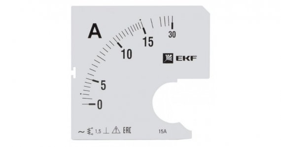 Фотография товара 'EKF Шкала сменная для A961 80/5А-1,5 s-a961-80'