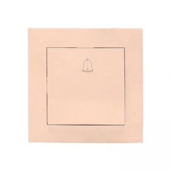 Фотография товара 'EKF Валенсия кнопка звонка 10А кремовая EWV10-026-20'