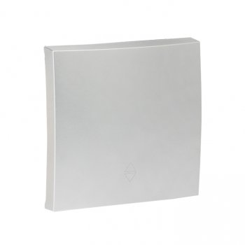 Фотография товара 'EKF Валенсия лицевая панель выключателя 1-кл. 10А сталь ESV10-L-021-30'